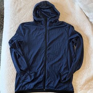 Uniqlo SPRZ NY Navy Blue Zip-Up Hoodie